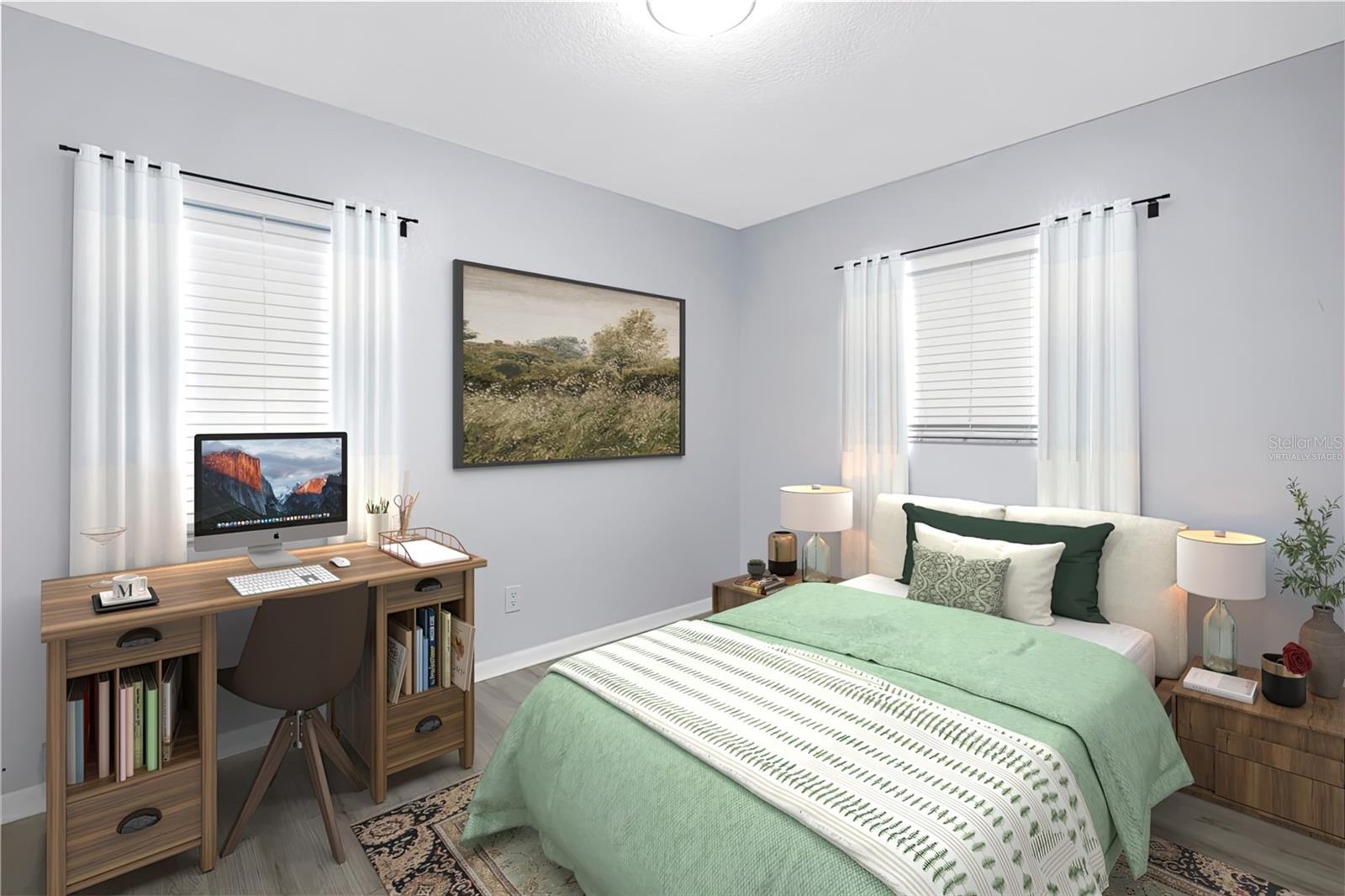 Bedroom #3 - This photo is virtually staged