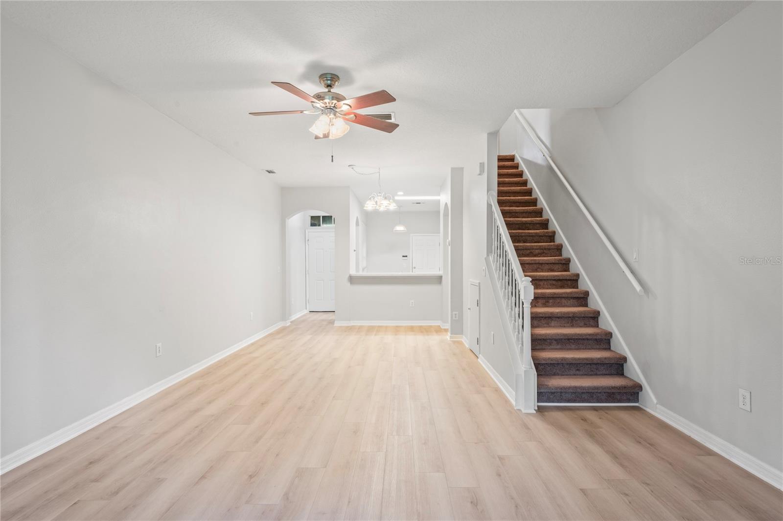 Living and view upstairs