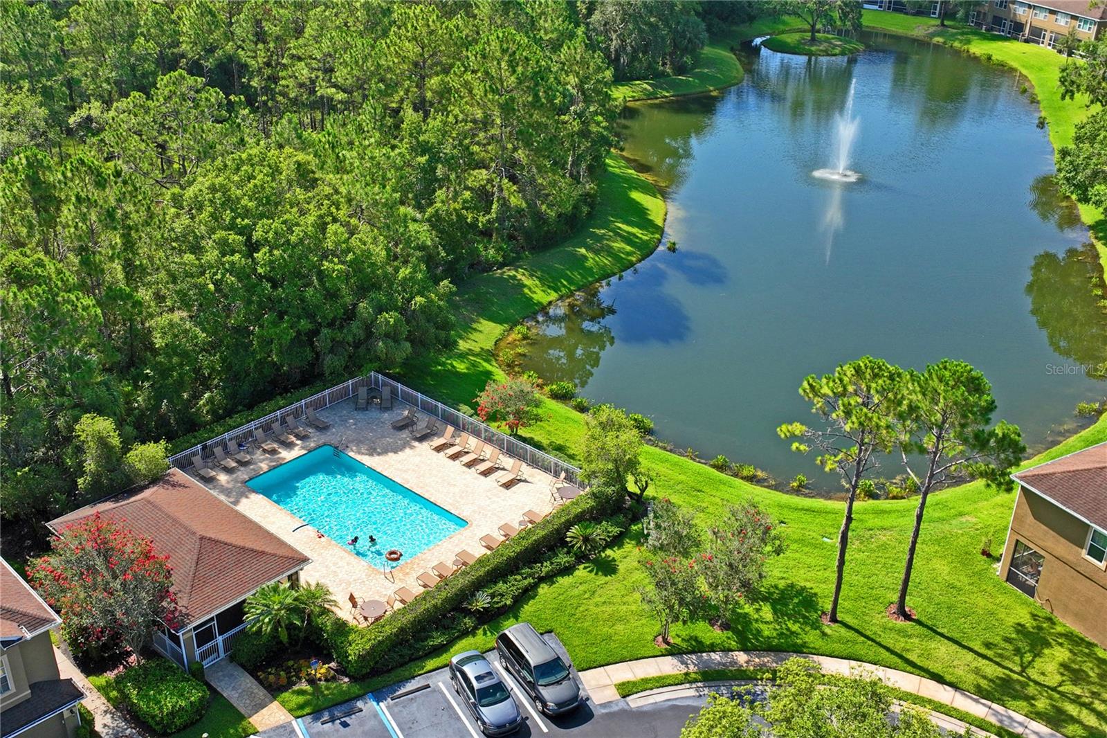 Promenade pool view