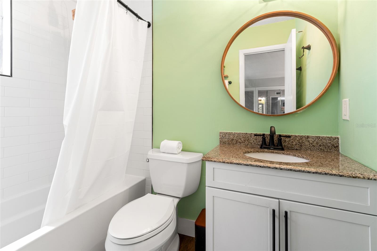 Updated Bathroom Subway Tile Bath/Shower