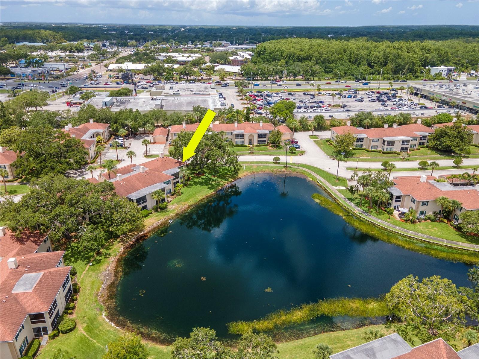 Unit walking distance to Publix and shopping nearby right outside community.