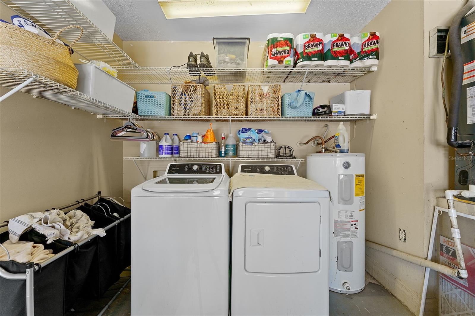 Laundry Area in Garage