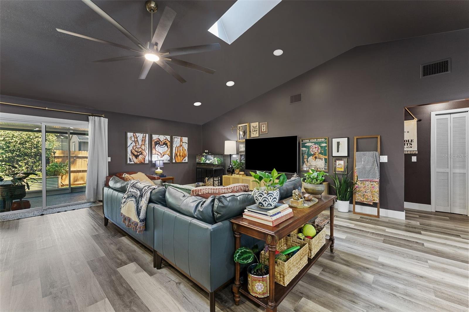 Living room area of great room