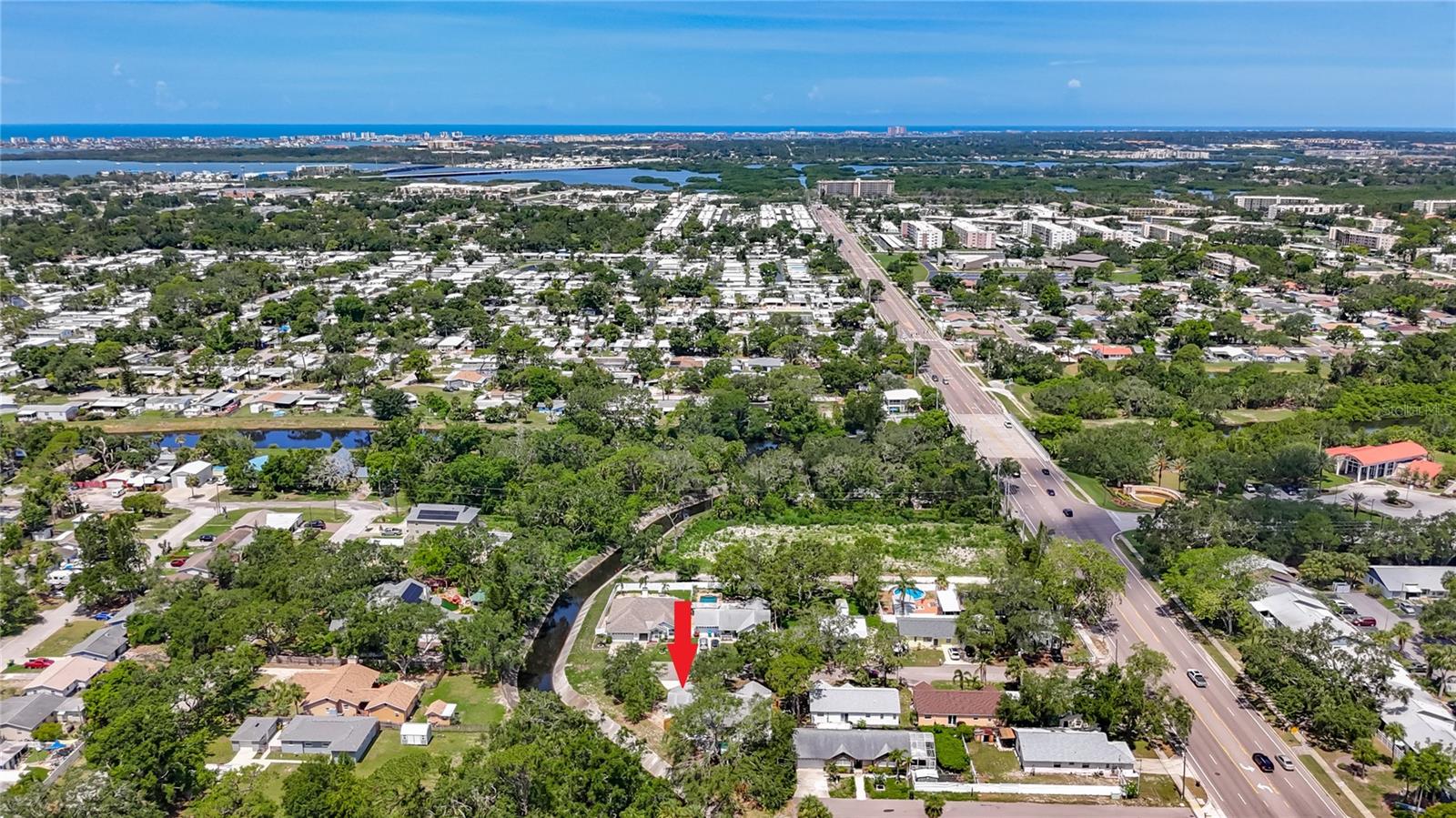 That road to the right is 54th Ave N