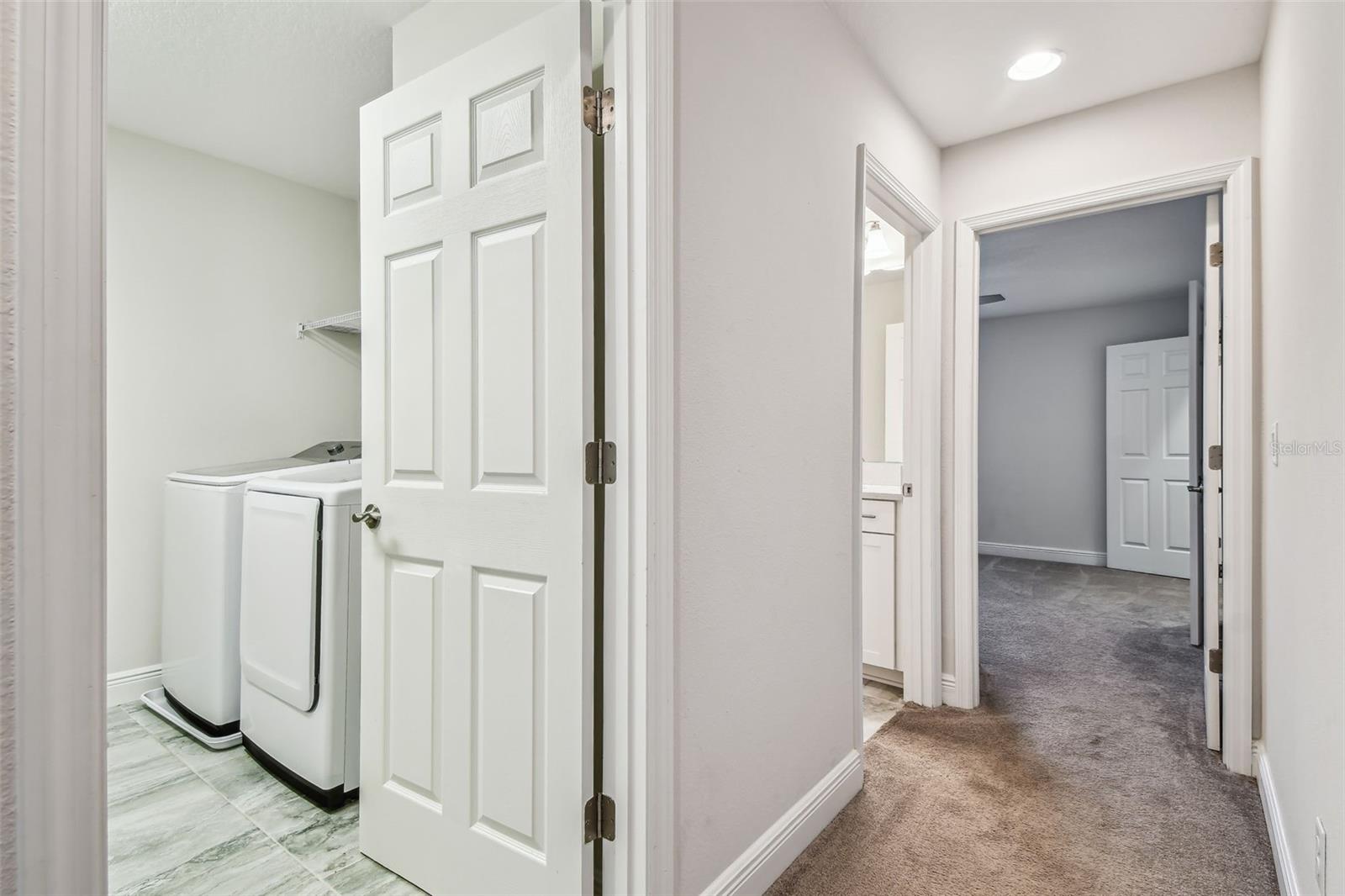Laundry Room with Utility Tub on 2nd floor