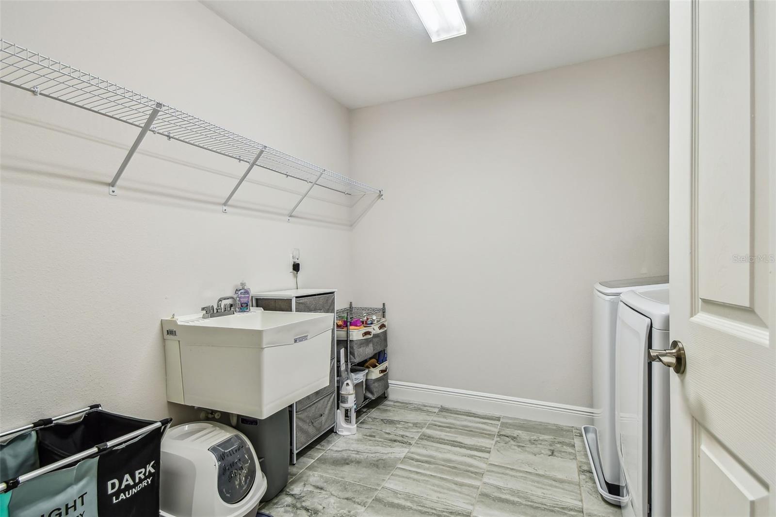 Laundry Room with Utility Tub on 2nd floor