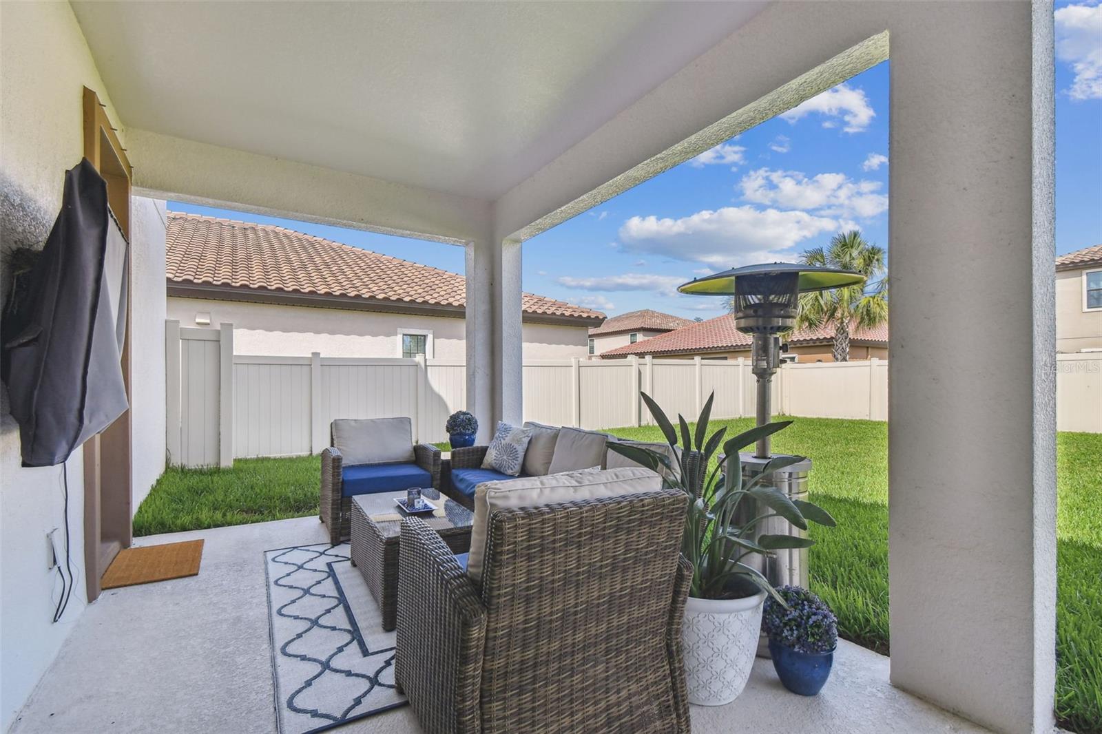 Expanded Lanai Views with a fenced in yard, big enough to add your own private swimming oasis!