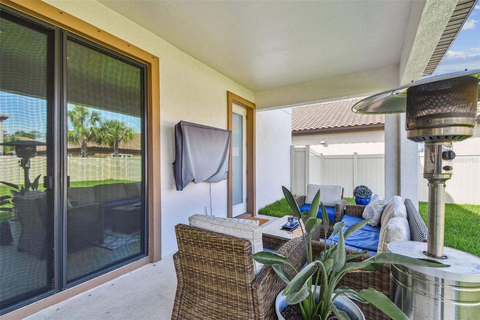 Expanded Lanai Views with a fenced in yard, big enough to add your own private swimming oasis!
