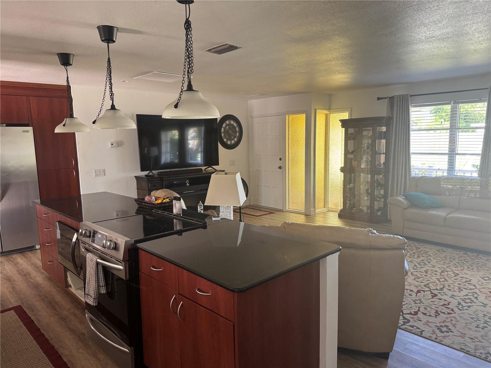 Open concept kitchen