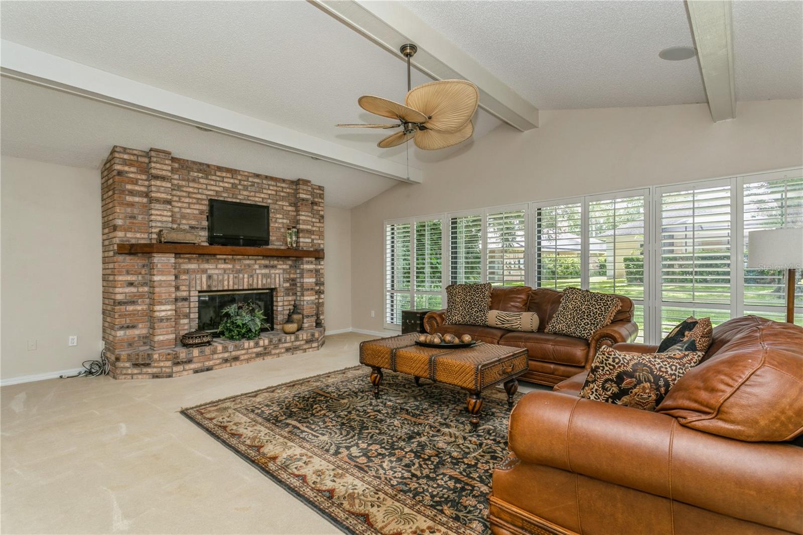 Family Room with Fireplace