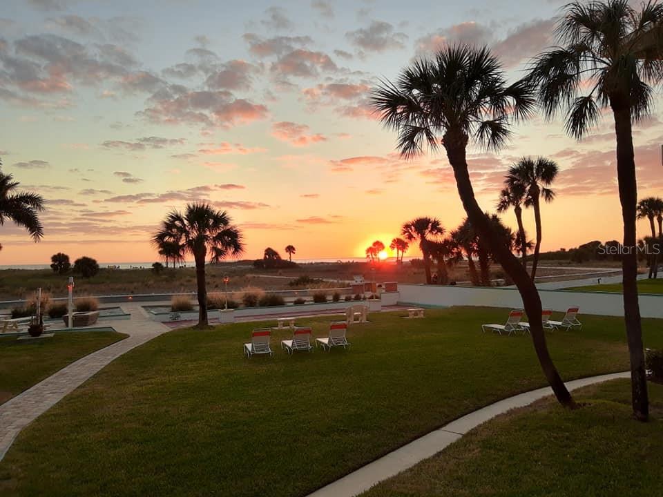 Nothing like sunset time, every night at Tropic Terrace