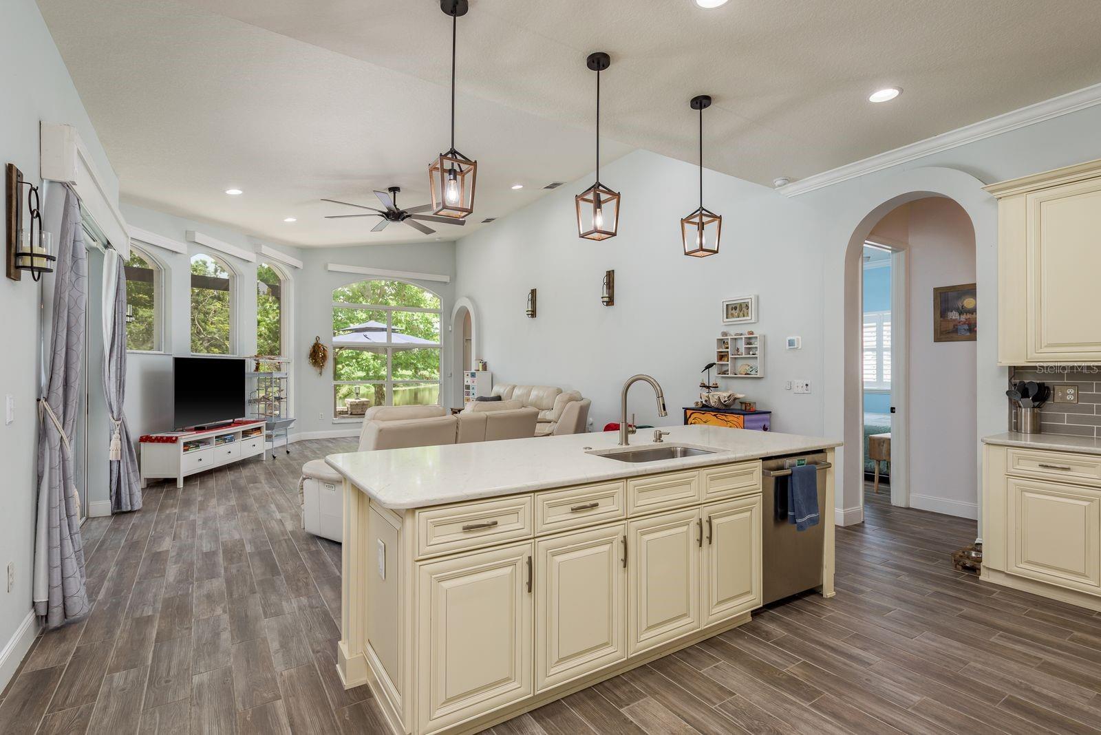 Family Room & Kitchen