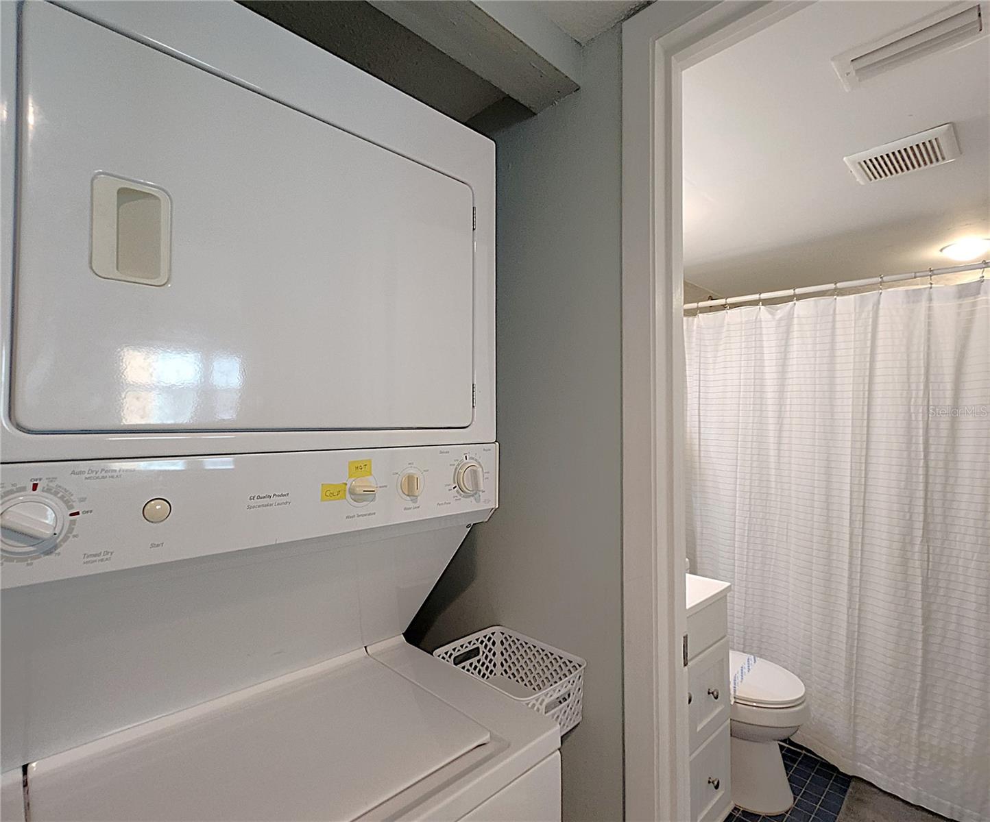 Washer & Dryer inside the condo