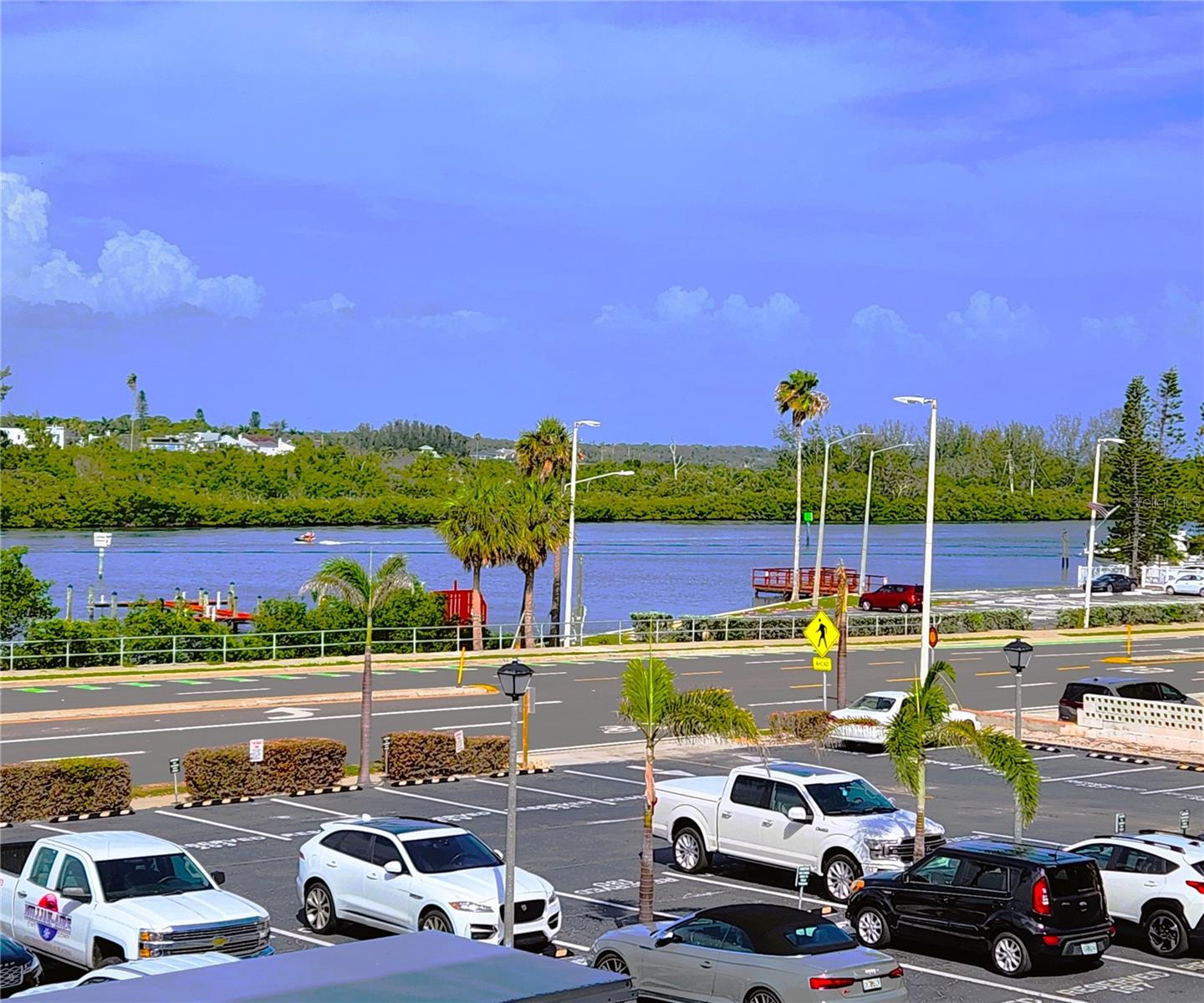 View from the third floor of the intracoastal waterway
