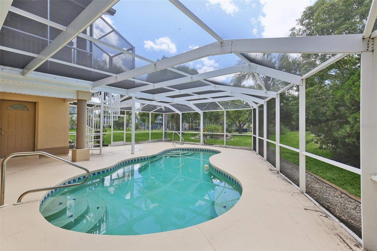 Sparkling pool