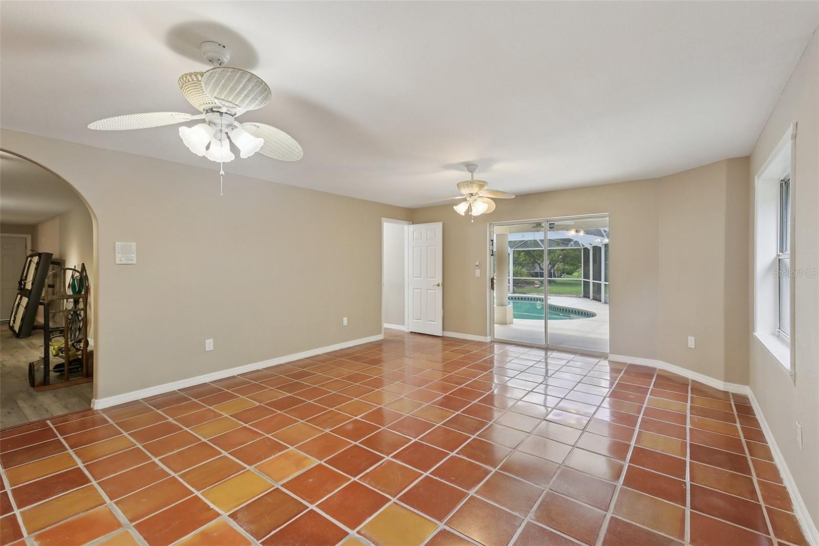 Downstairs entertaining room
