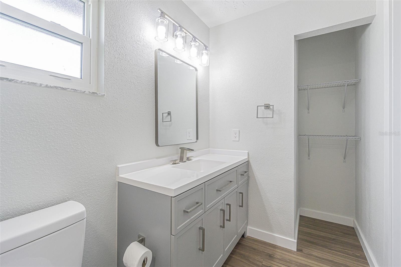 master bath #2 with linin closet