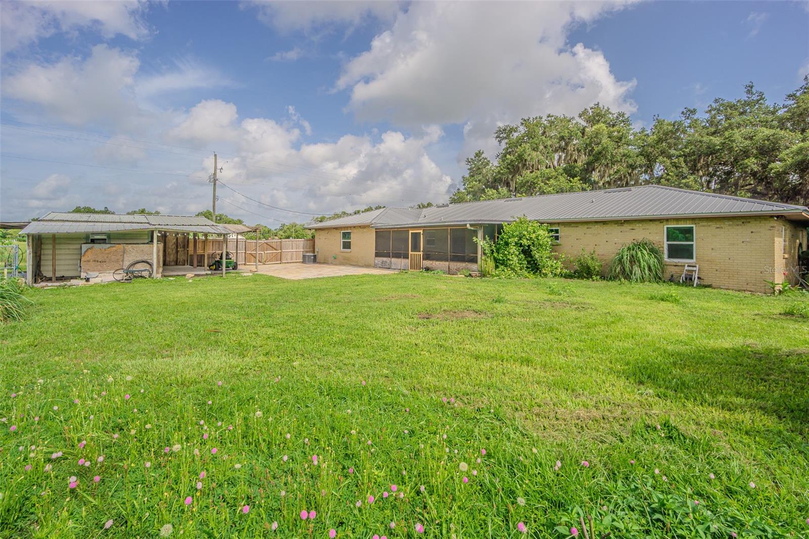 back of home and property