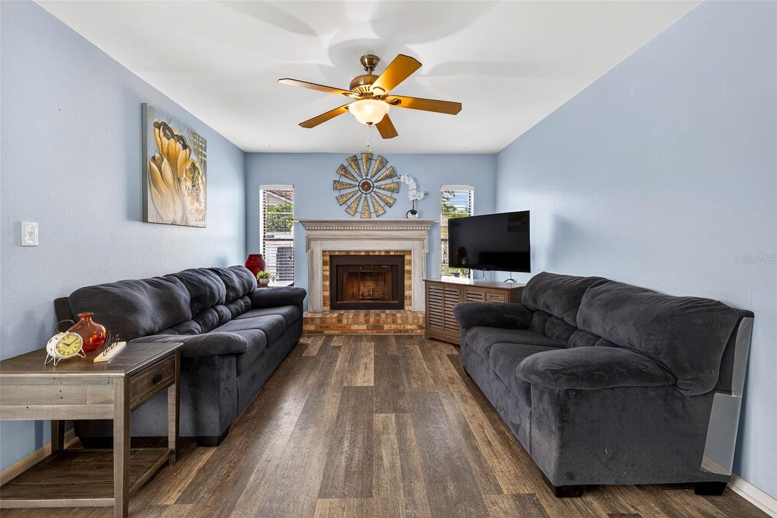 Lots of Natural Light in the family Room