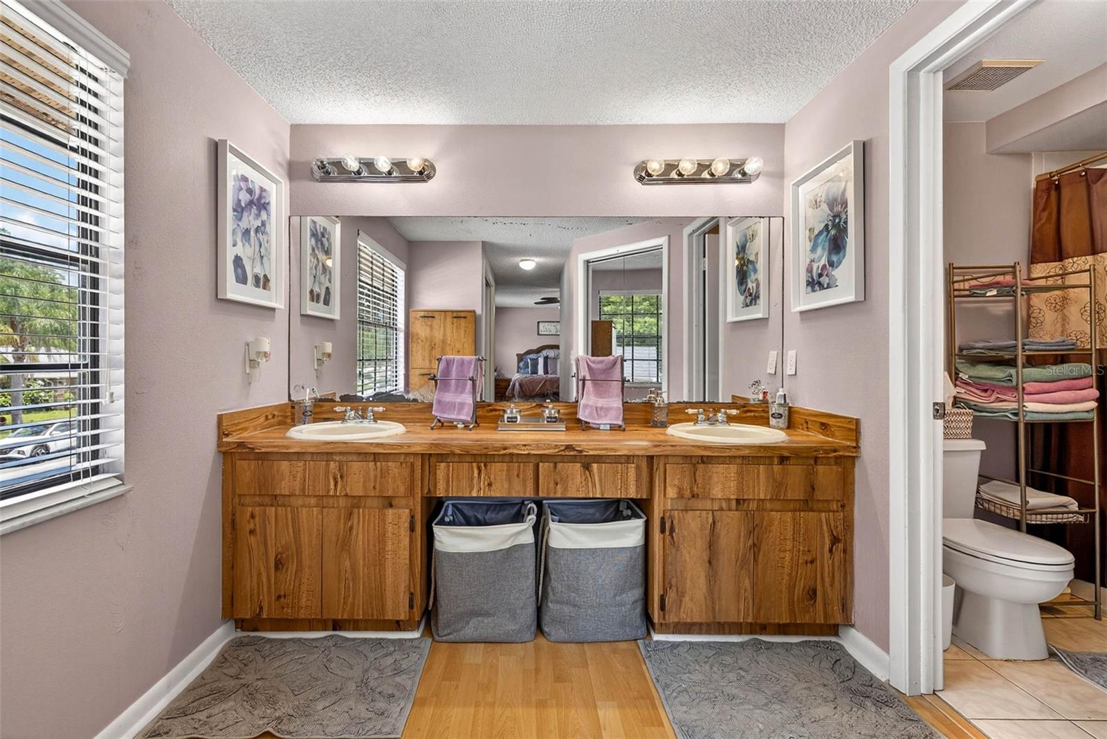 Primary Bath dual vanities