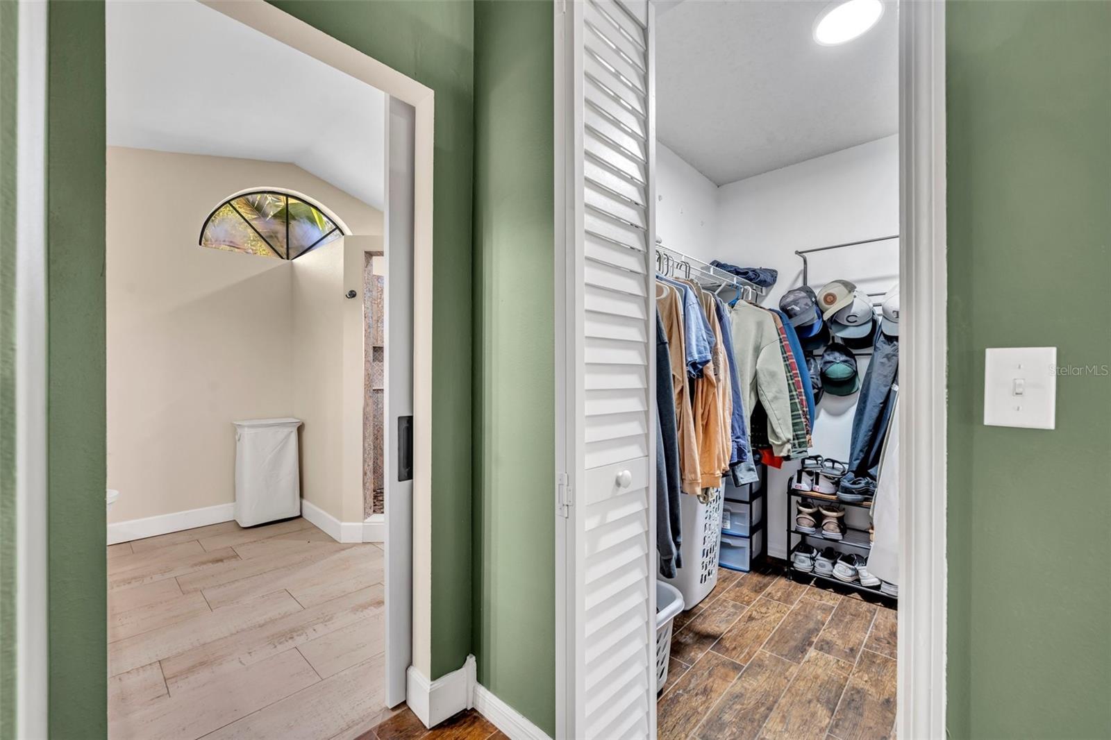 Master walk-in Closet and Ensuite