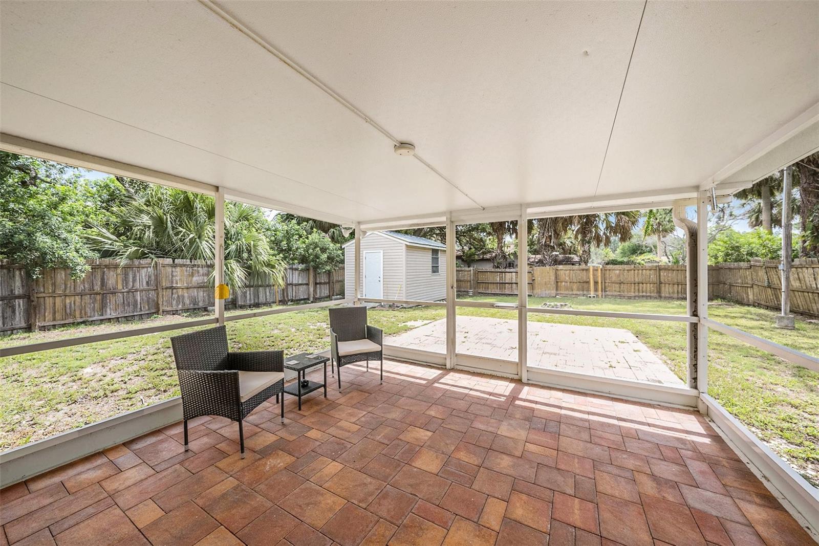 Screened in Lanai
