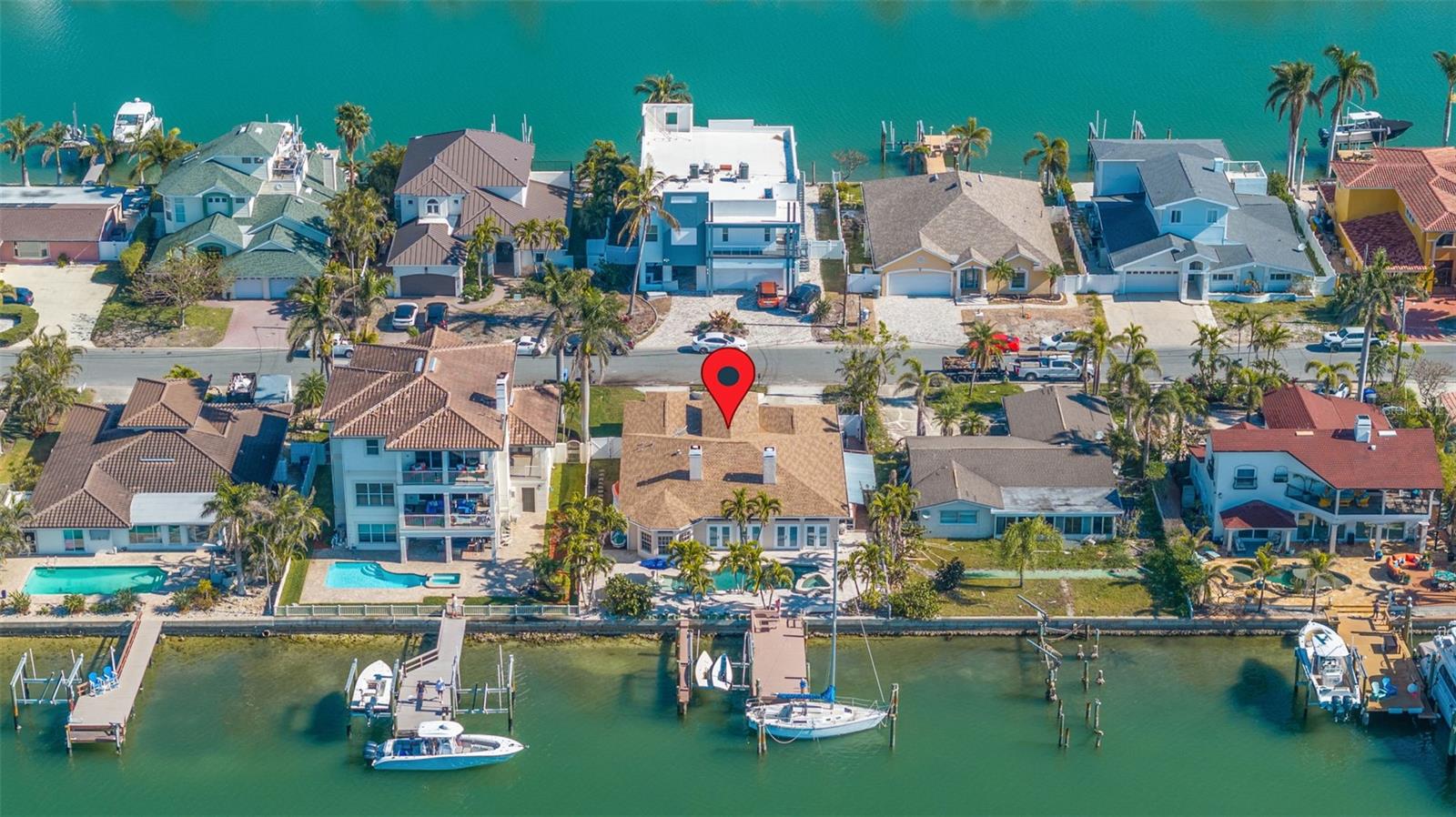 Nestled among other gorgeous houses