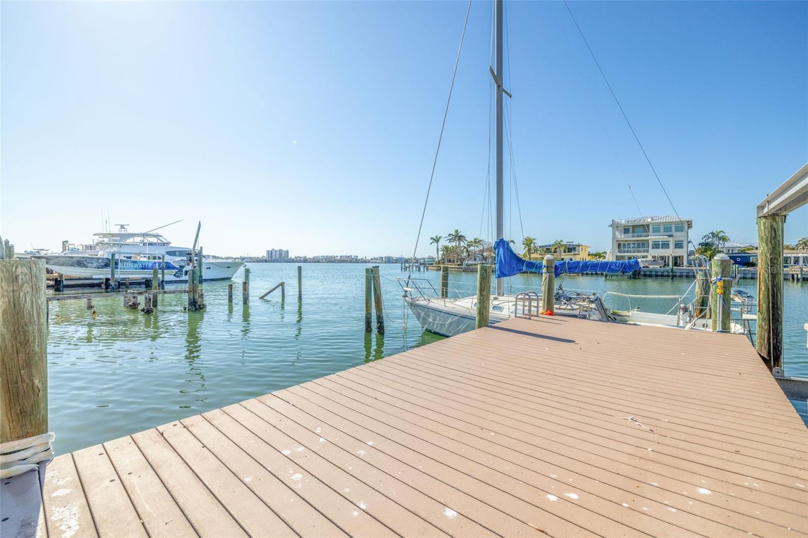 Easy intracoastal and Gulf access