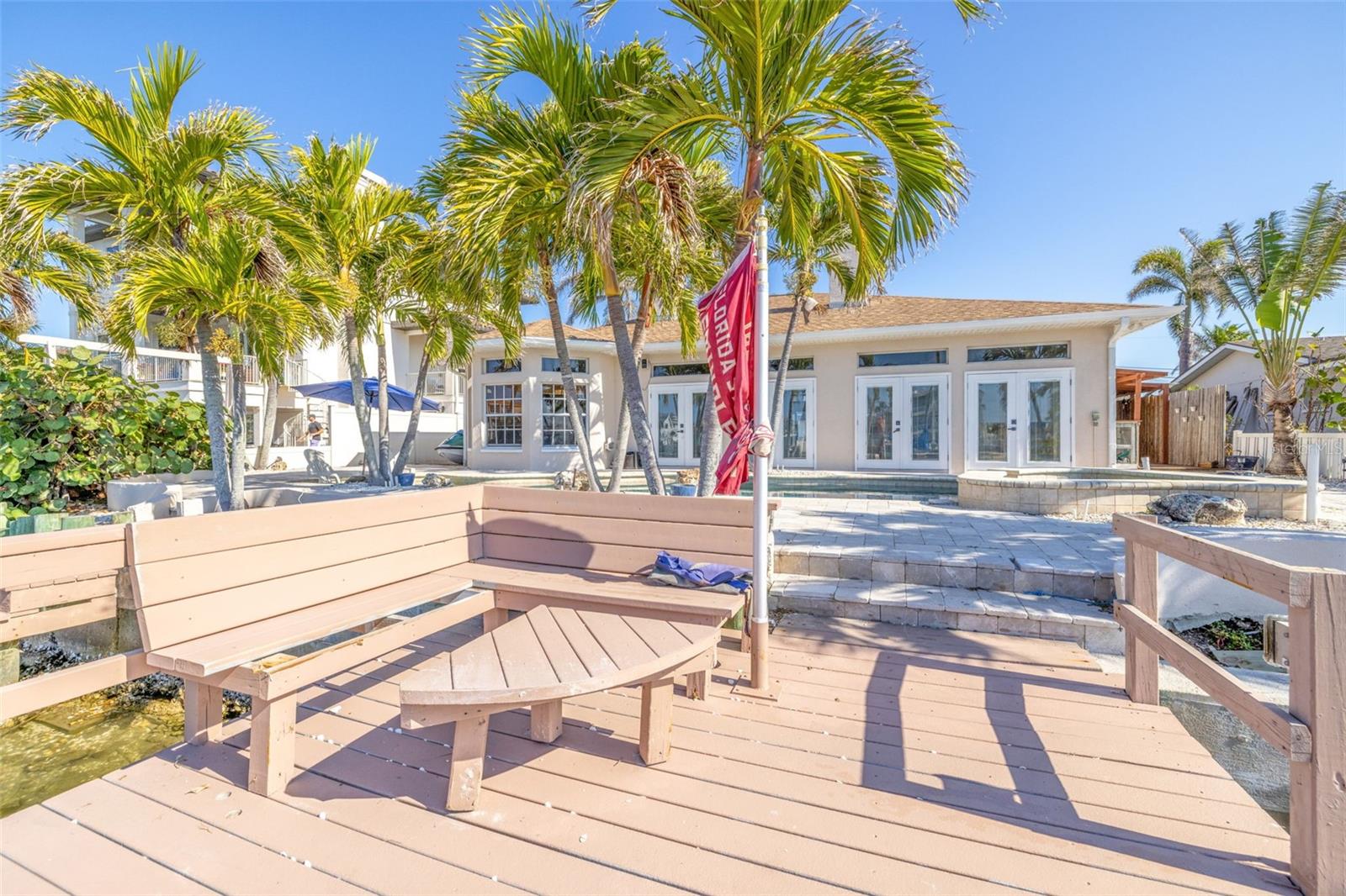 Dock relaxation area