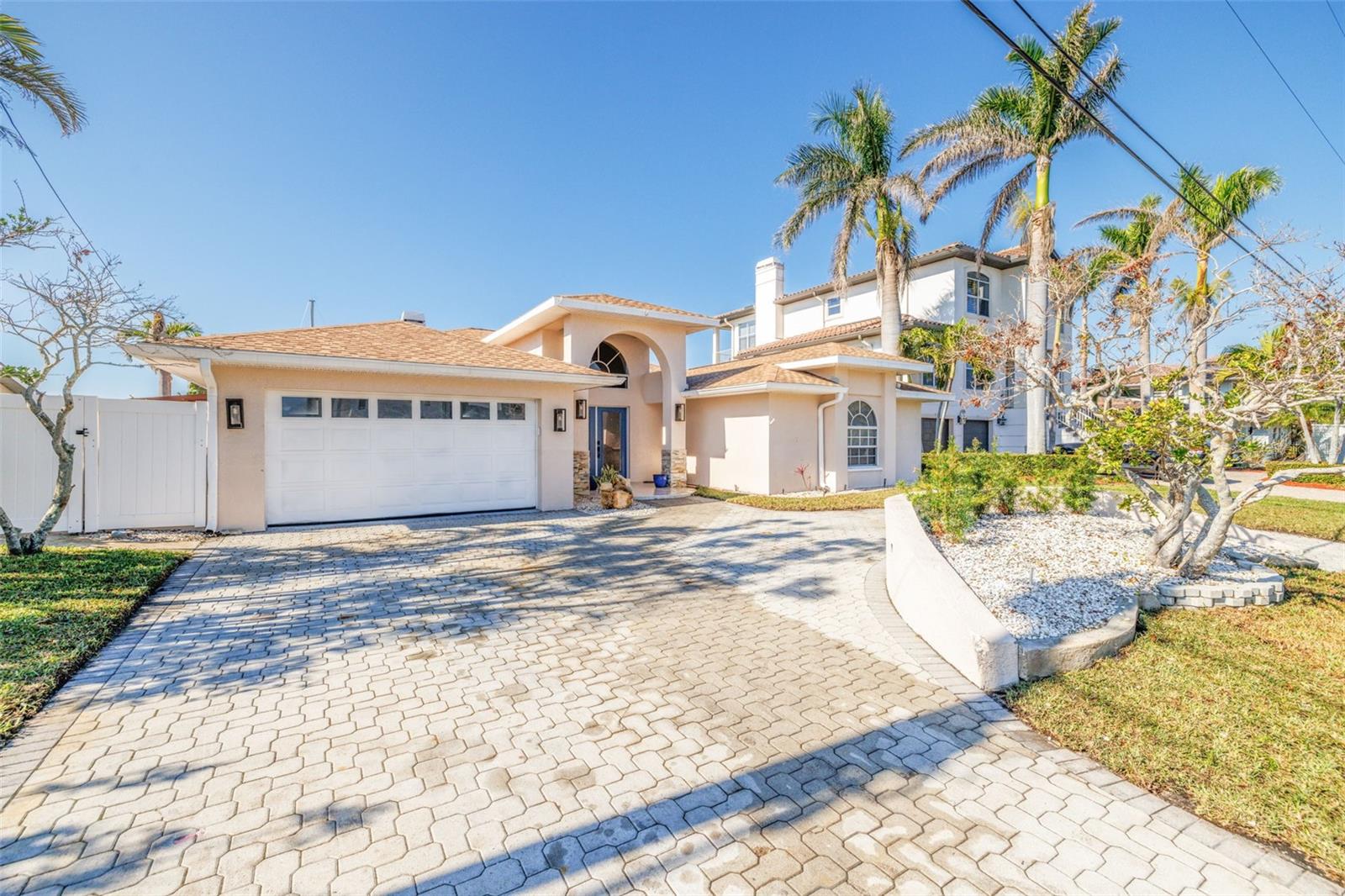 Front of the home - garage is oversized one car