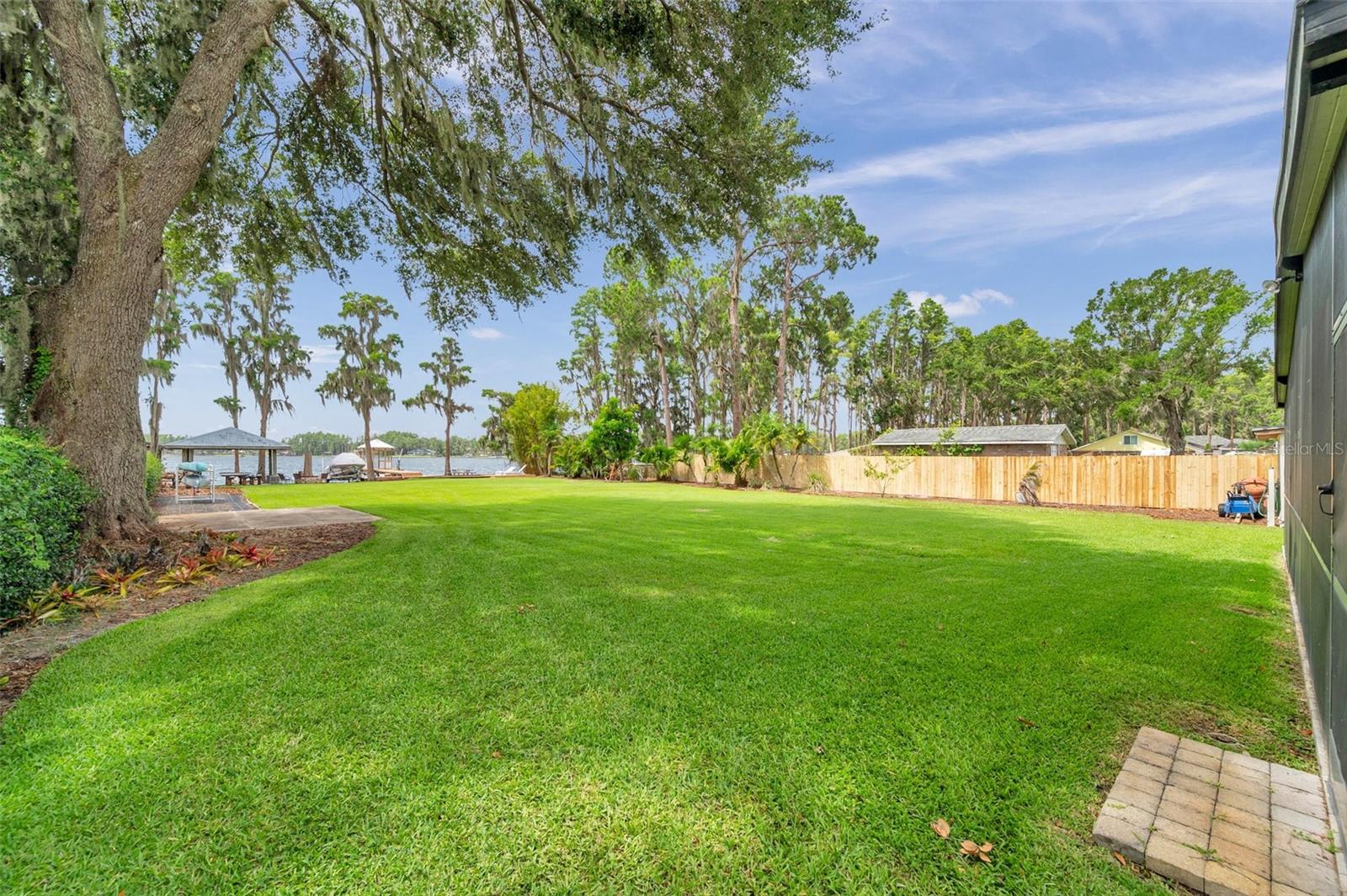 Huge backyard