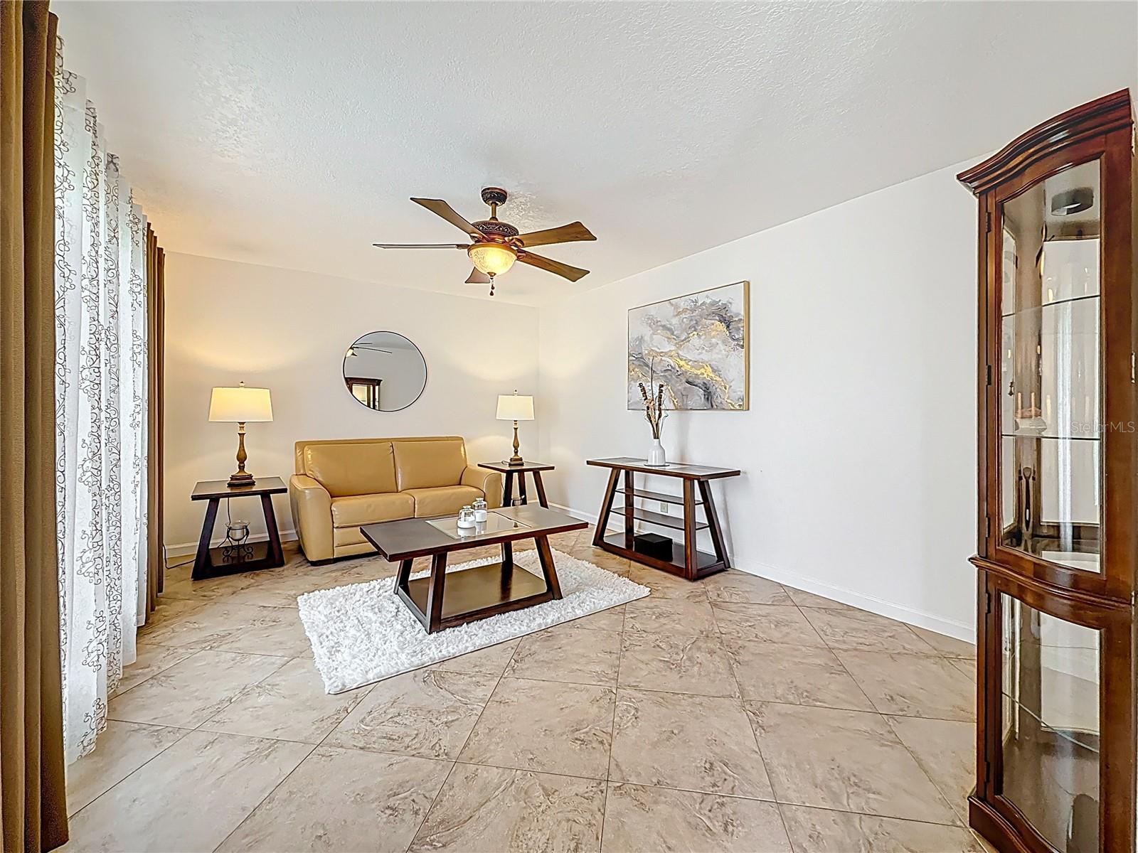 Formal dining room currently used as extra living room because of  large eat in kitchen