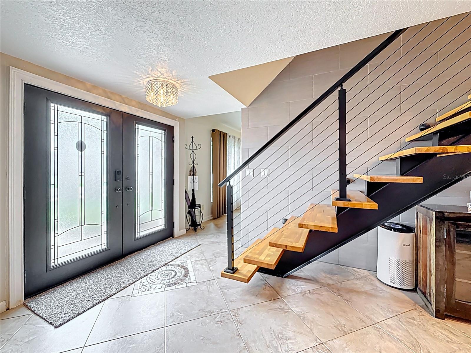 Hurricane rated decorative double doors