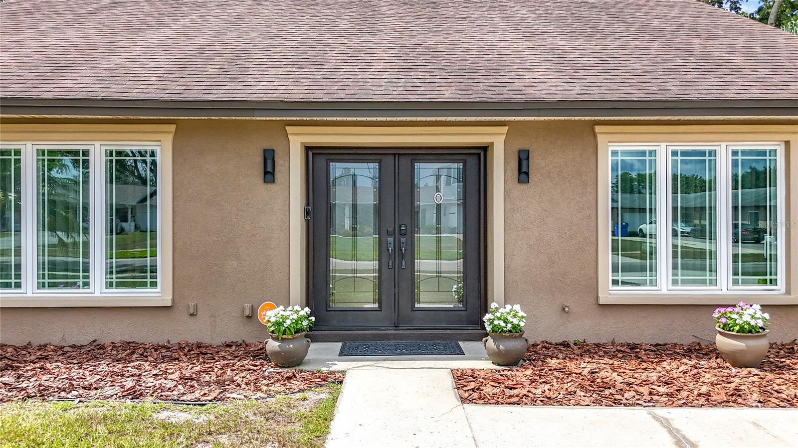Hurricane rated windows and designer front door