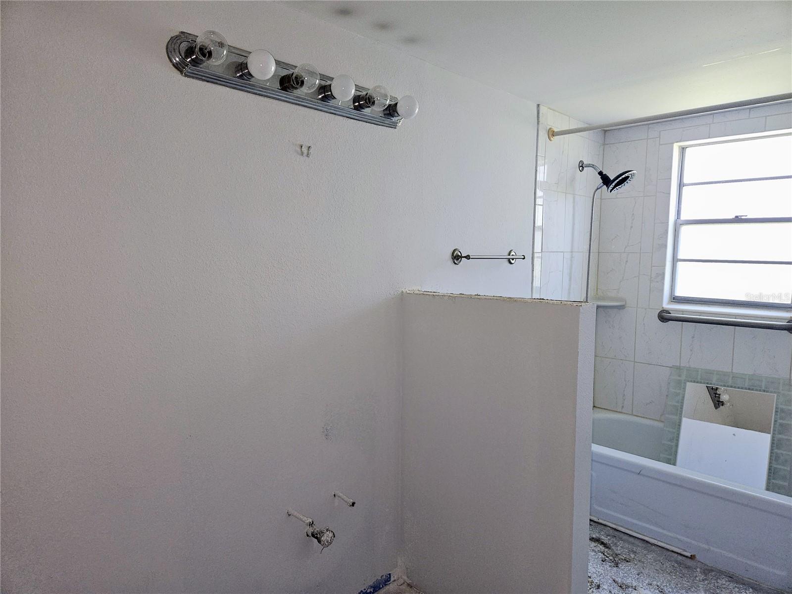 Post Hurricane - New Bathroom Install with Fixtures in Process