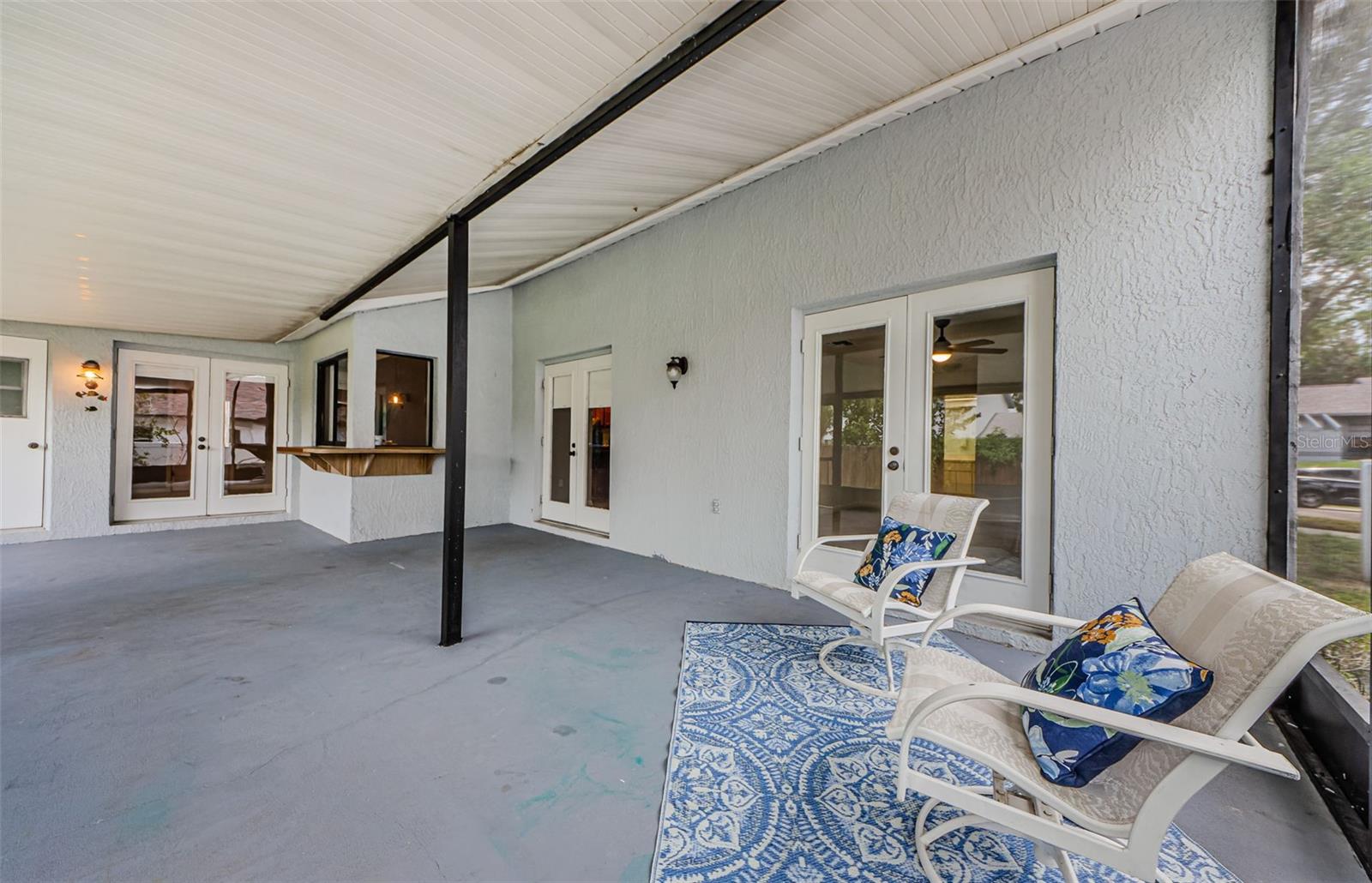 Three Sets of French Doors