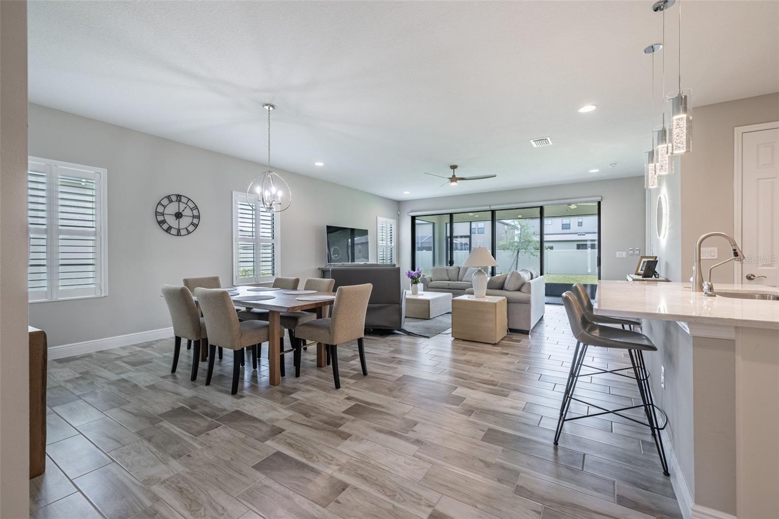 Dining and Family Rooms