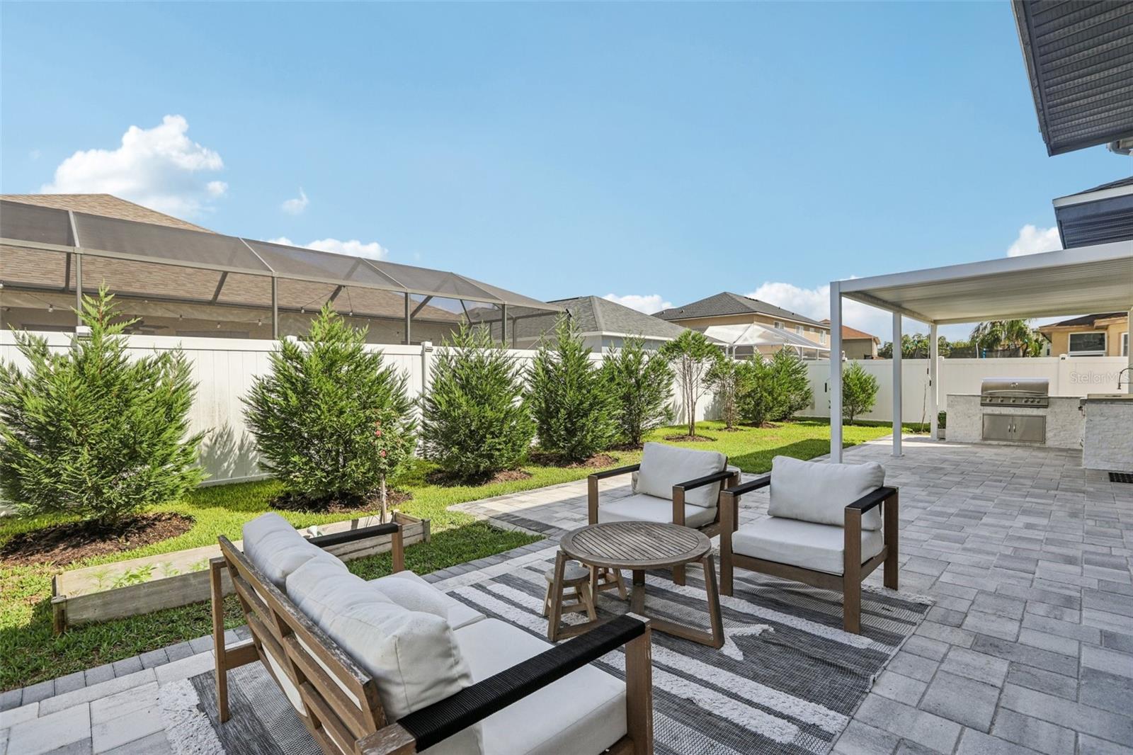 Outdoor Patio - Fenced Backyard