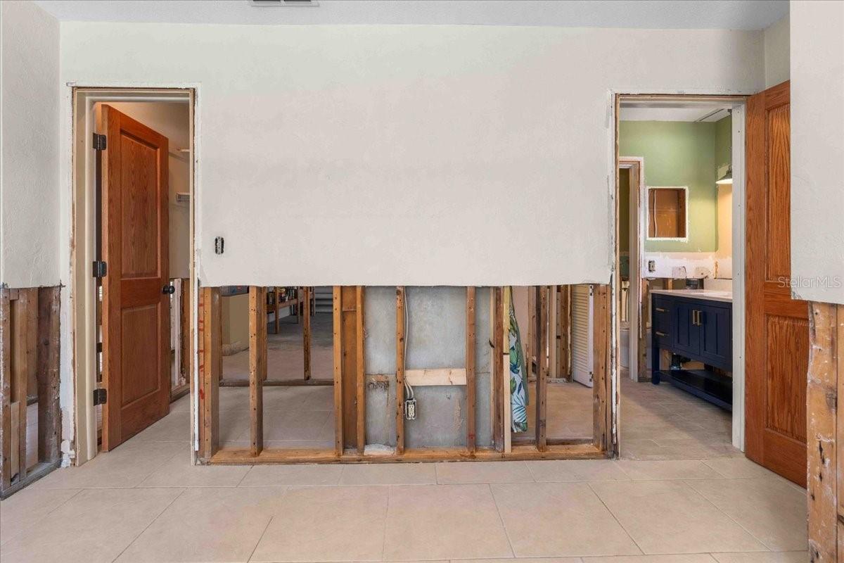 Entrance to primary ensuite bathroom