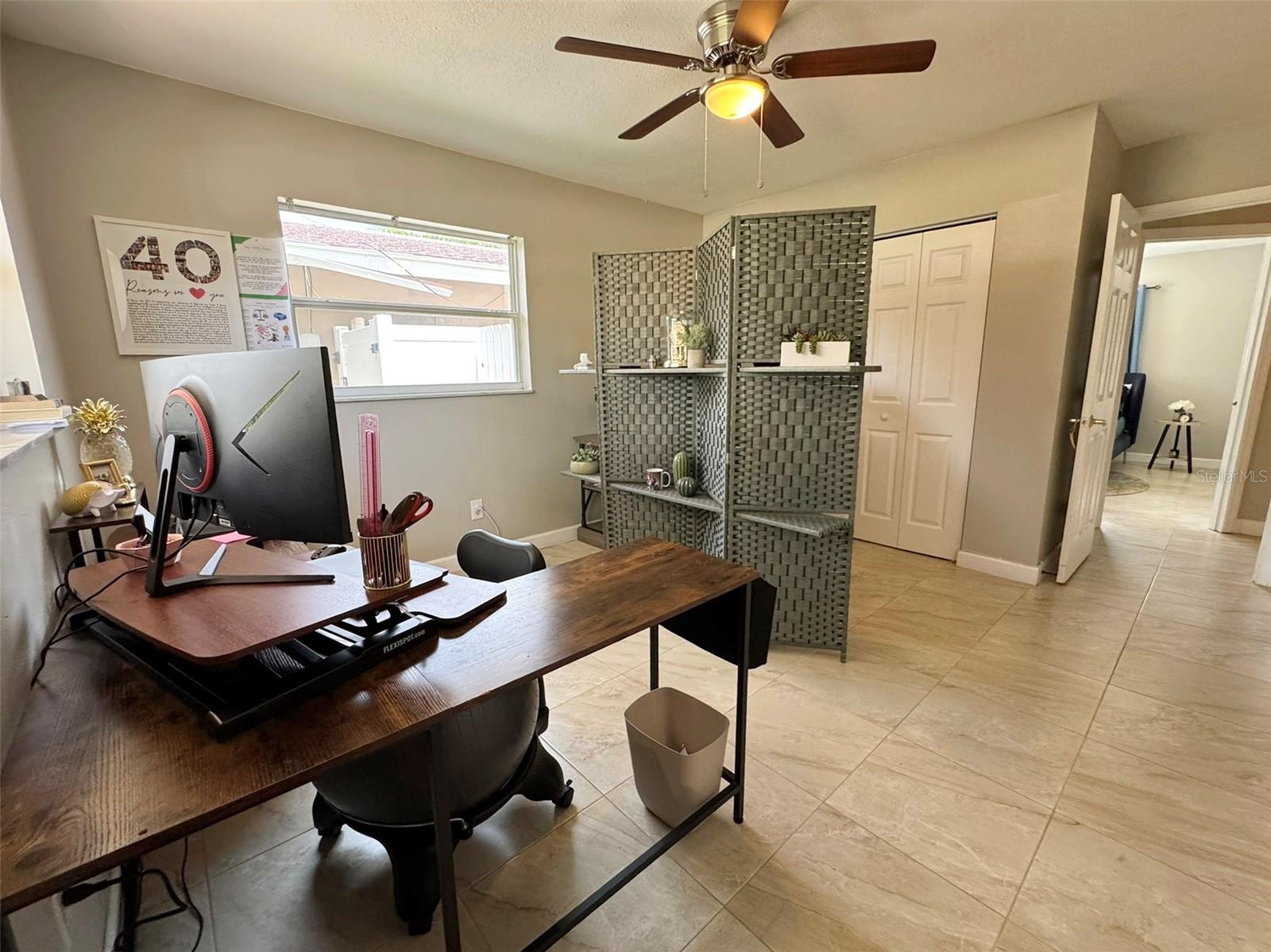 2nd bedroom used as office