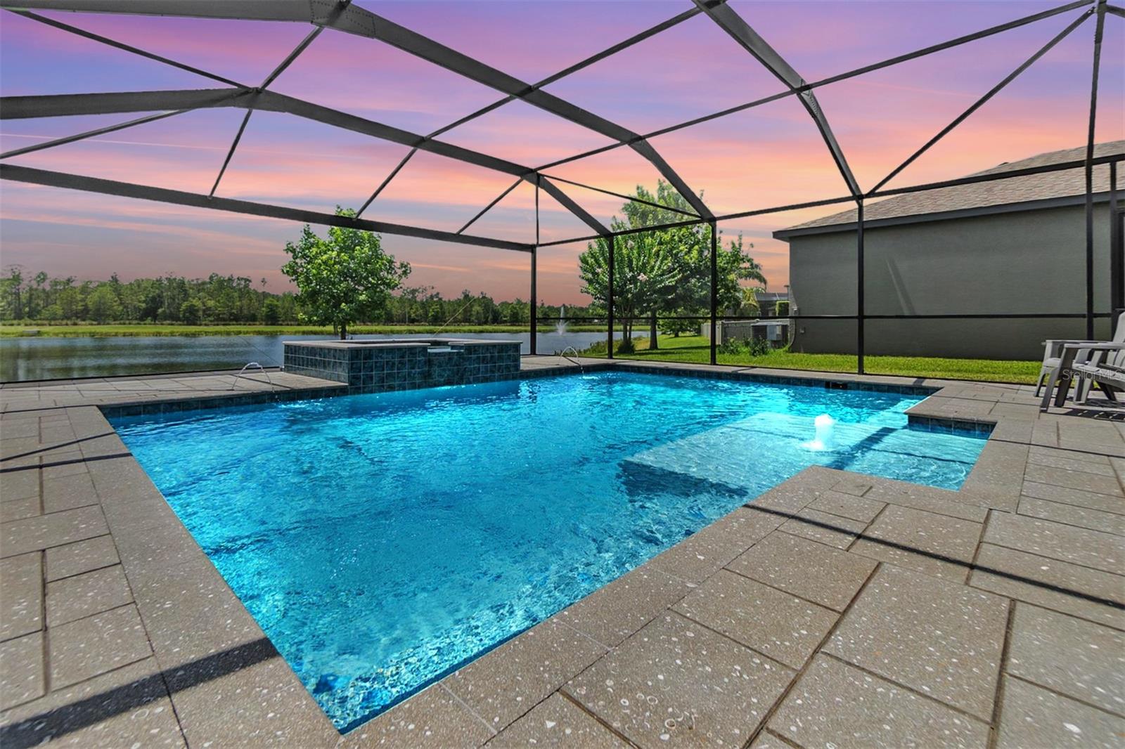 Care for a twilight swim?