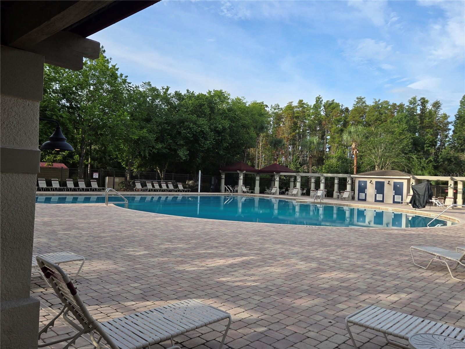 Community pool view 2