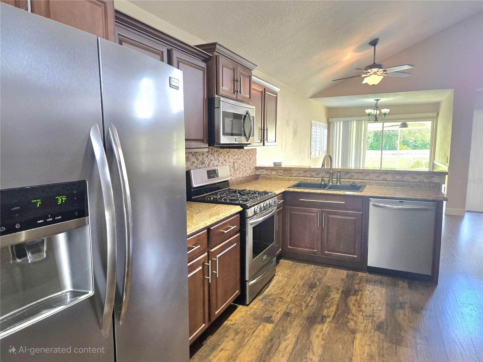 Kitchen view 2