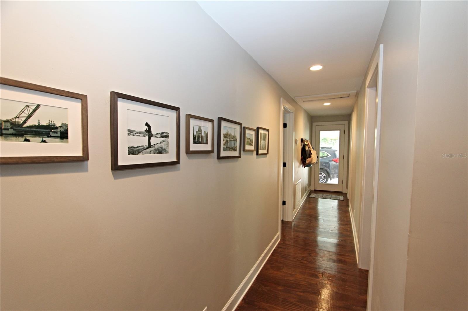 Hallway to bedrooms and 2nd bath