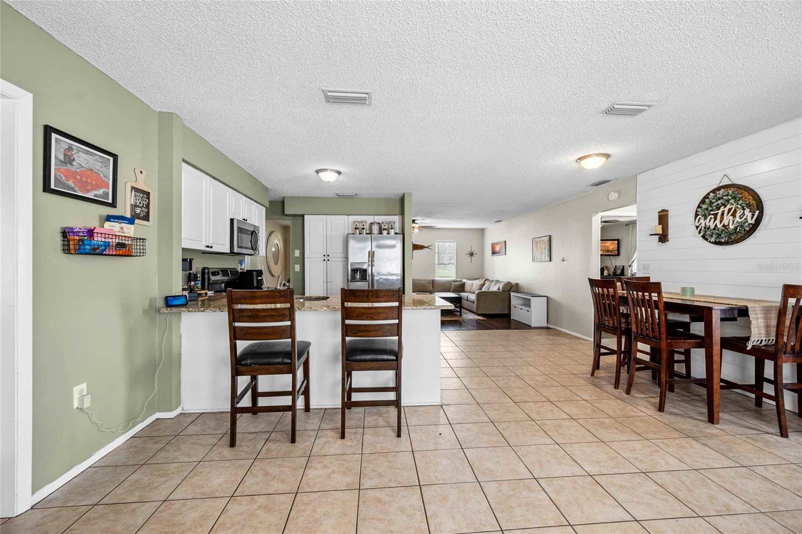 Cabinet Pantry by Fridge ~ Separate Closet / Pantry around the Corner