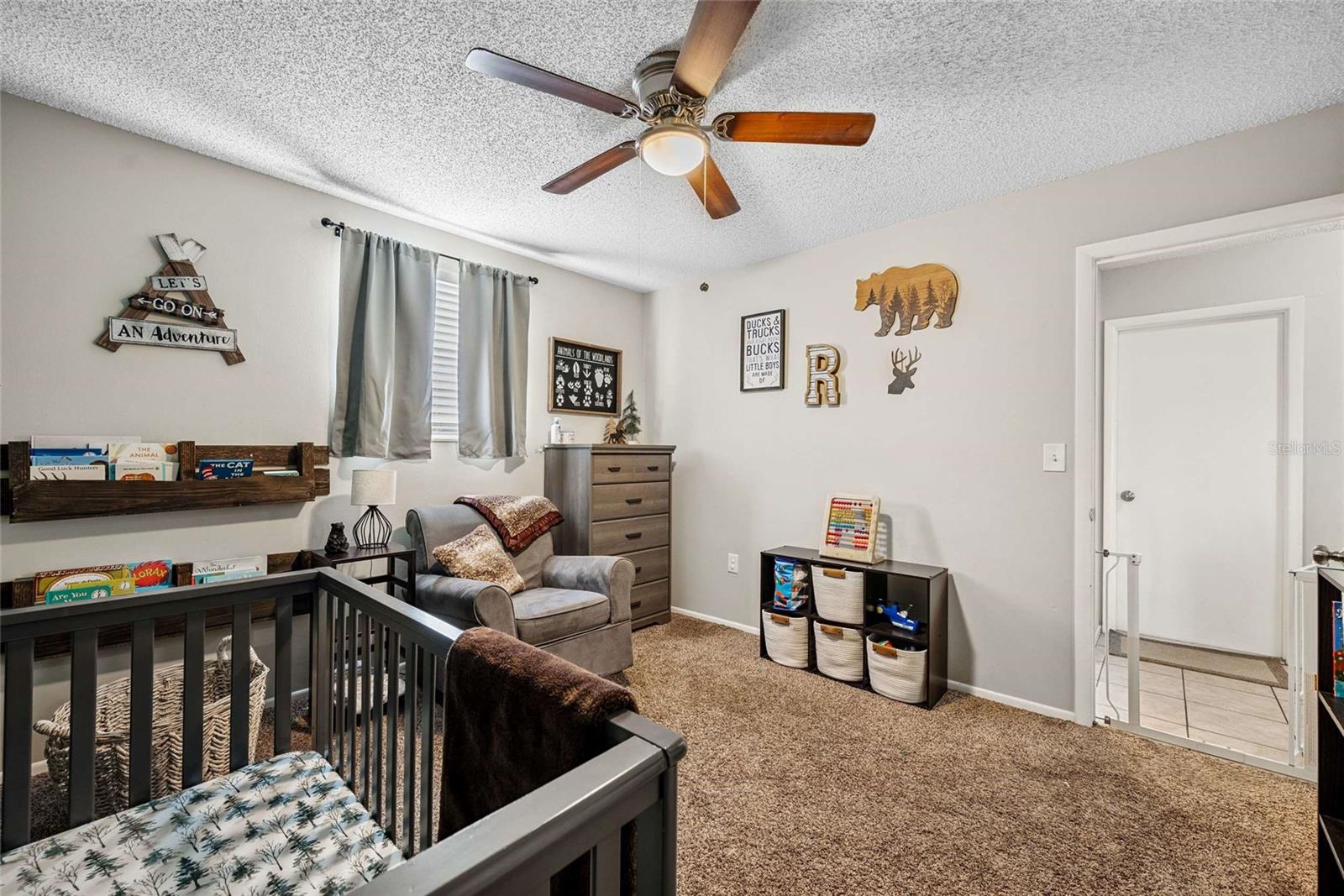 Bedroom #3 ~ Sizeable Room ~ Ceiling Fan