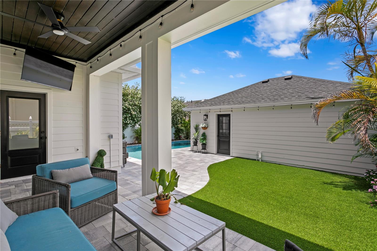 Rear Patio & Yard