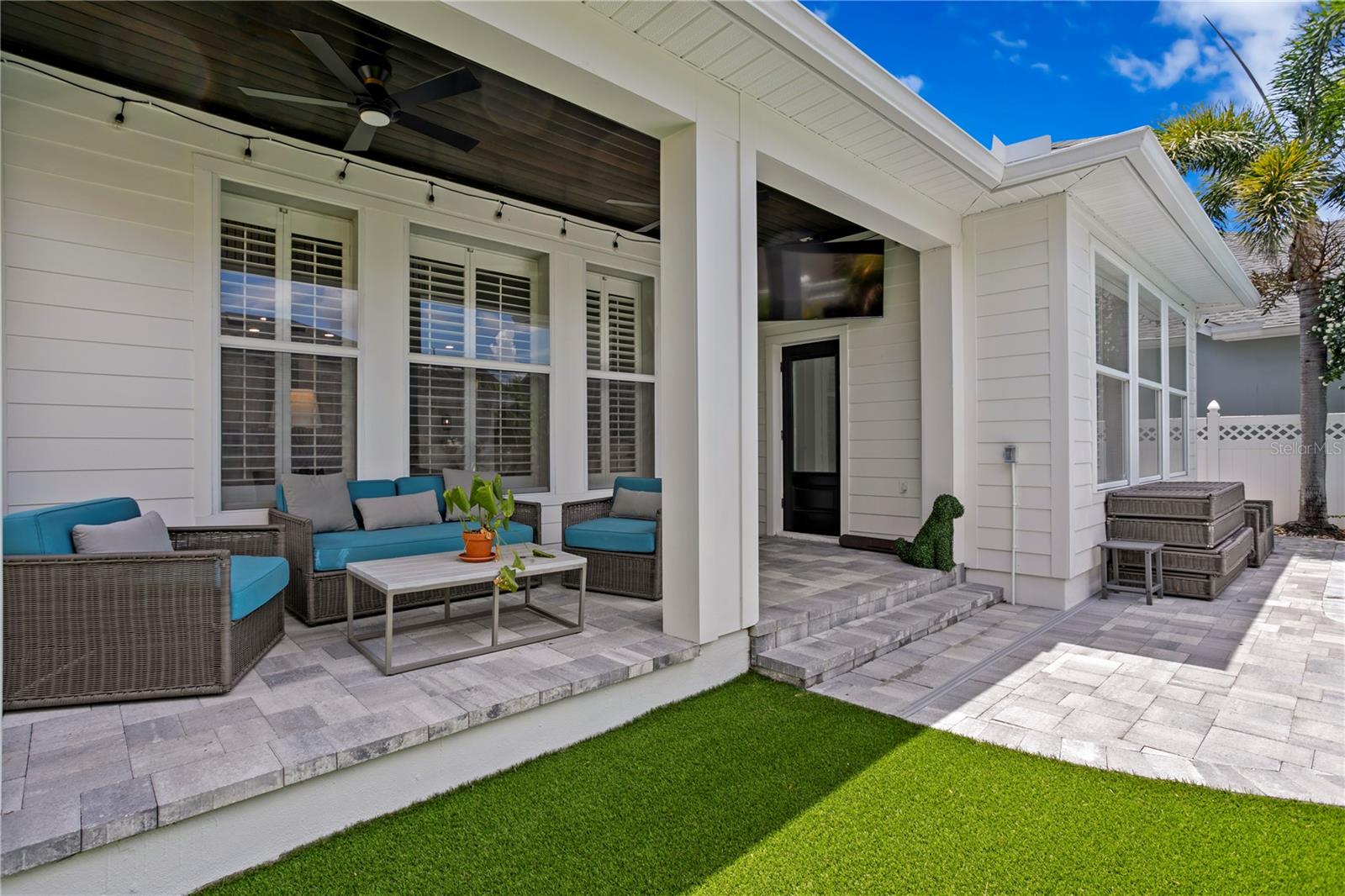 Rear Patio & Yard