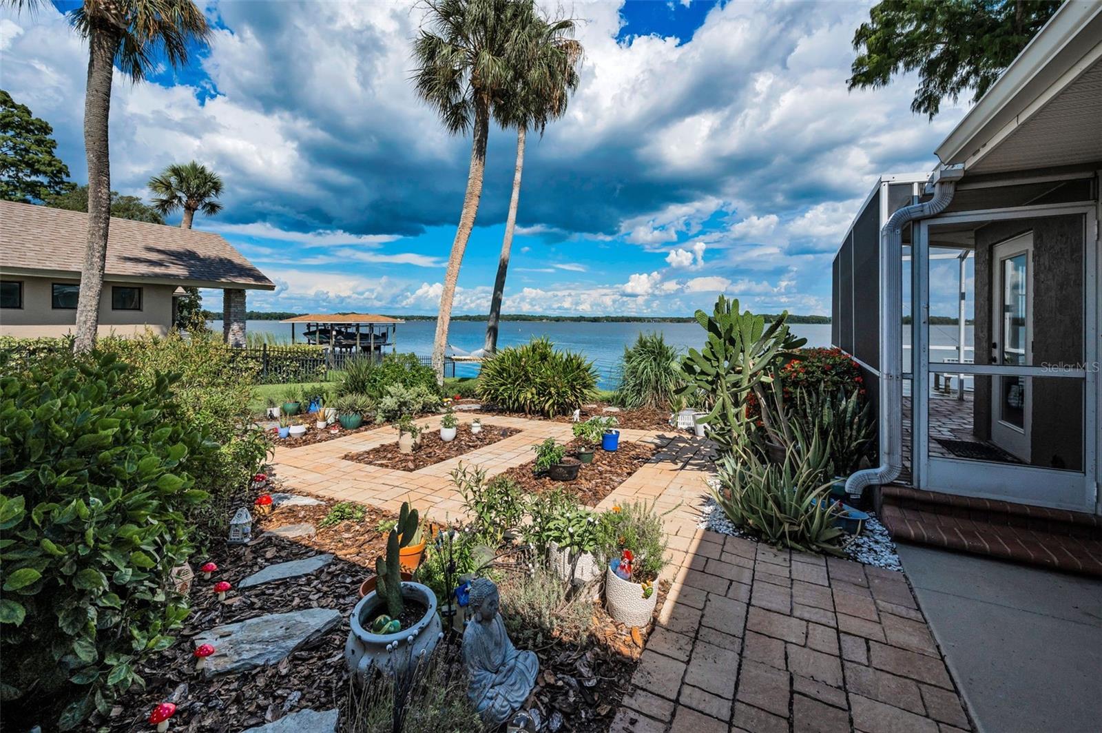 Charming garden and patio areas