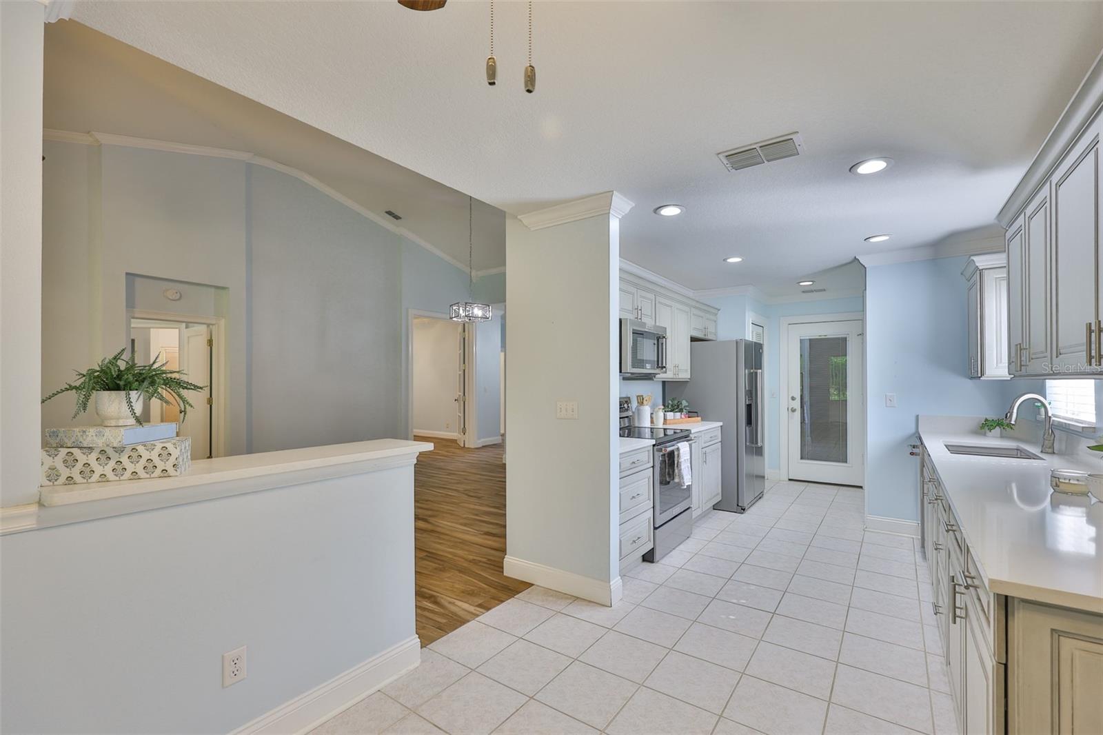 Looking into the Kitchen